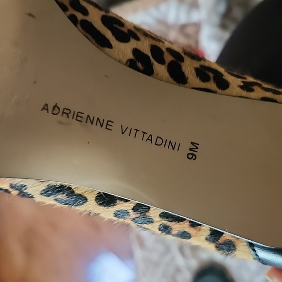 Adrienne Vittadini Leopard Print Heeled Booties - Picture 7 of 15